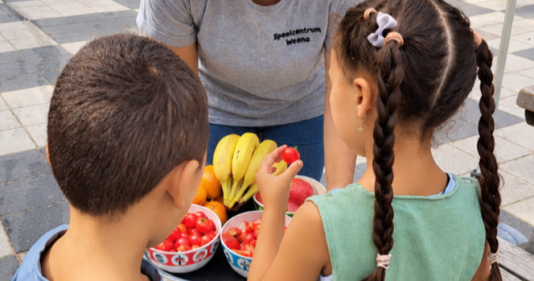 een gevulde fruitschaal