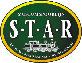 Logo Museumspoorlijn STAR ; Stichting Stadskanaal Rail