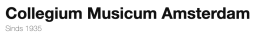 Logo Stichting Collegium Musicum Amsteldomanese