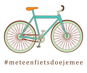 Logo Fietsenproject: Met een fiets doe je mee
