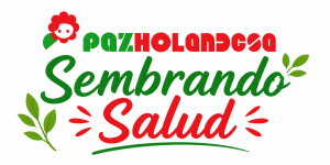 Logo “Geef een moestuin” (Sembrando Salud)