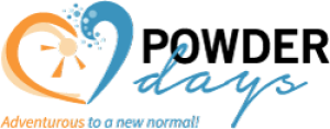 Logo 93 deelnemers. 93 verhalen. Samen nieuwe Powder Days
